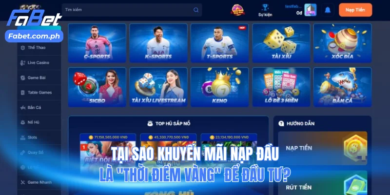 Tại sao khuyến mãi nạp đầu là "thời điểm vàng" để đầu tư?